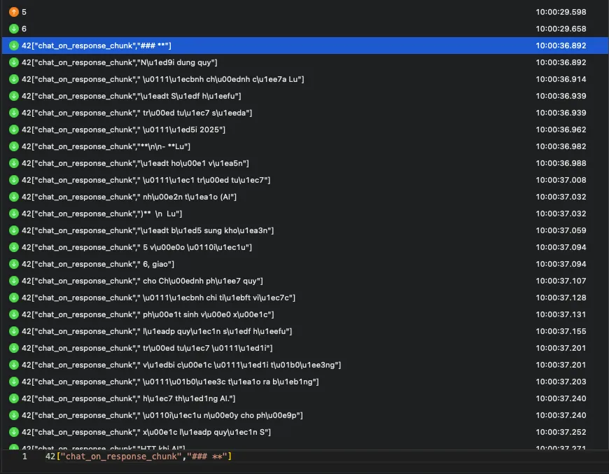 Proxy Response Chunk