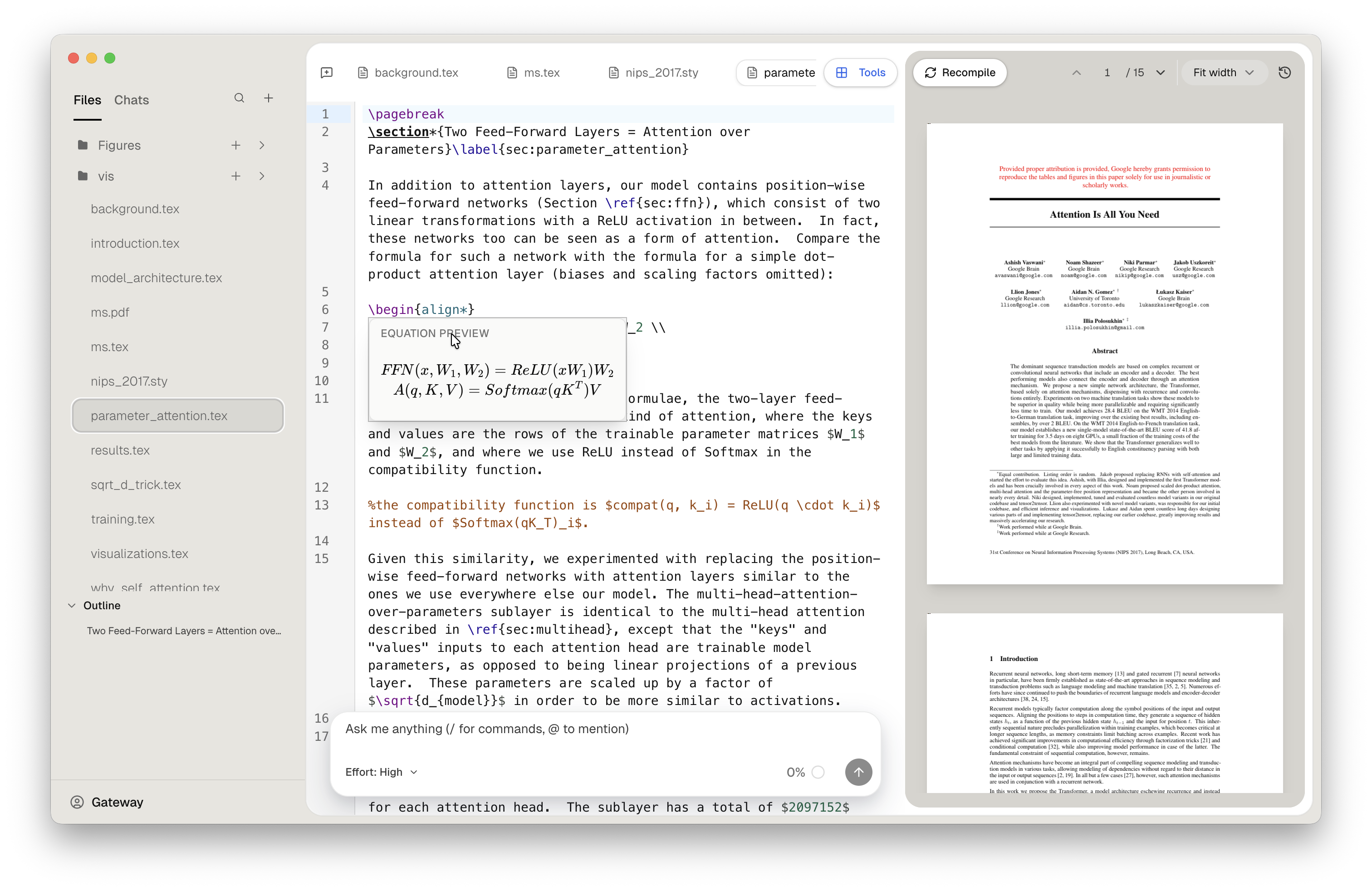 Lumen desktop app for AI-assisted scientific paper writing